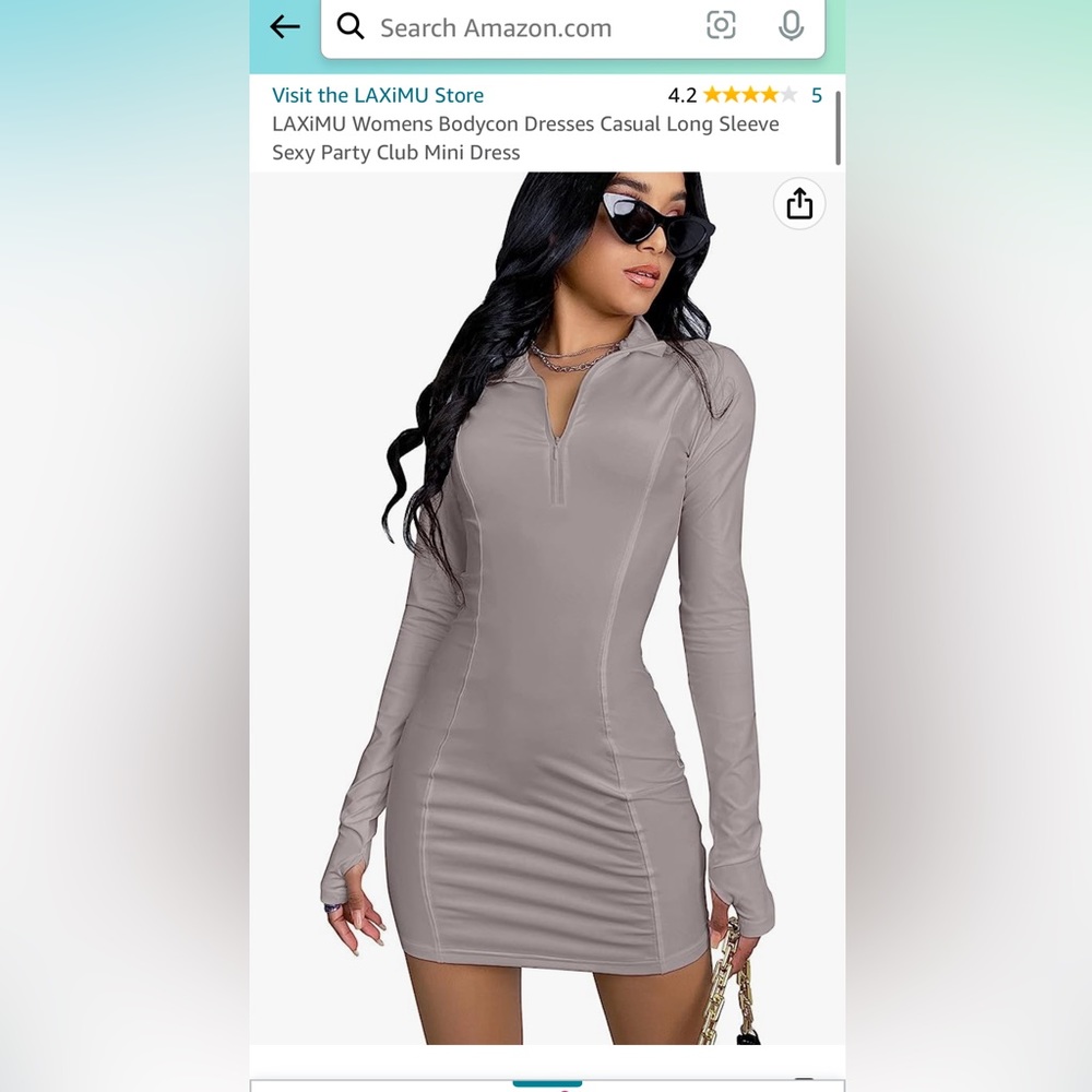 Gray dress